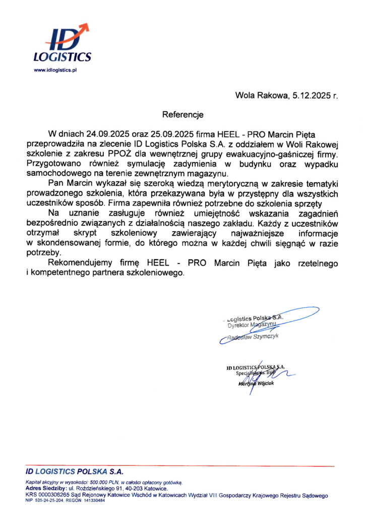 Referencje szkolenie WGR